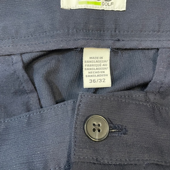 Izod golf Blue Pants with Smooth Texture and Straight Leg Design - Picture 3 of 3